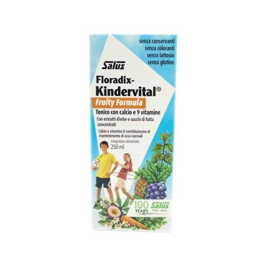 Formula Potenziata Kindervital Fruity per Bambini 250ml