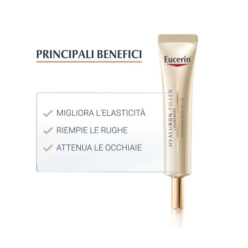 Eucerin Elasticity Eye Contour con Hyaluron-Filler 15ml + SPF15