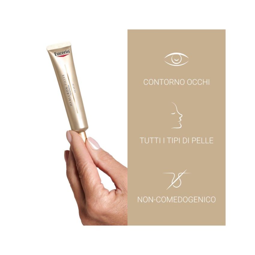 Eucerin Elasticity Eye Contour con Hyaluron-Filler 15ml + SPF15