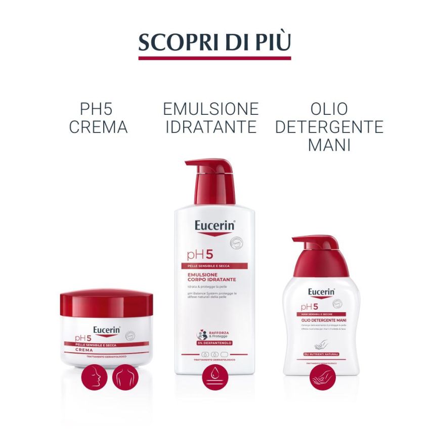Eucerin Ph5 Crema Idratante Protettiva per le Mani - 75ml
