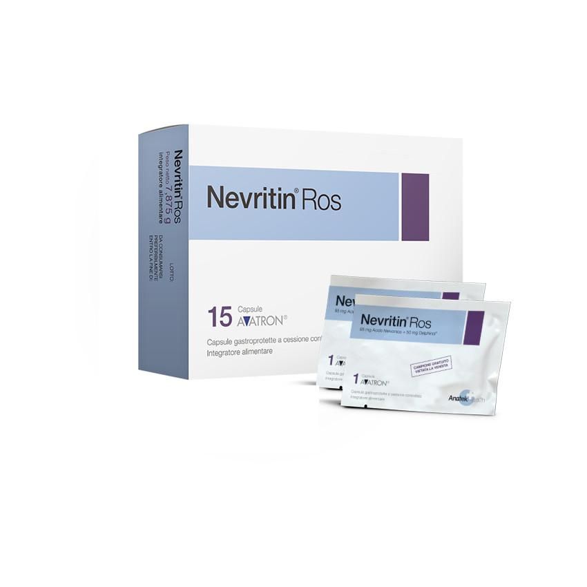 Nevritin Ros - Integratore di 15 Capsule per la Salute Nervosa