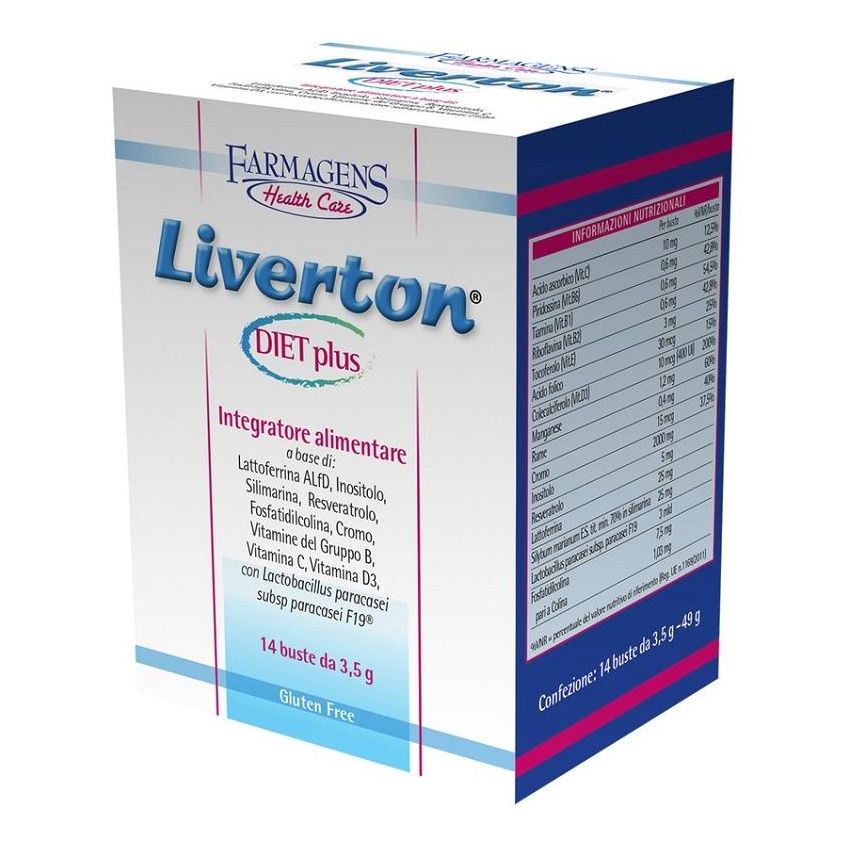 Liverton Plus: Dieta Integrata con 14 Bustine