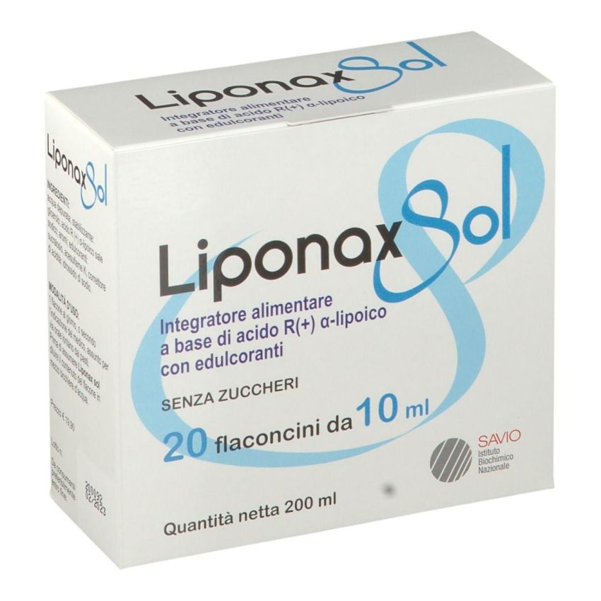 Liponax - Soluzione Nutritiva in 20 Flaconcini da 10ml