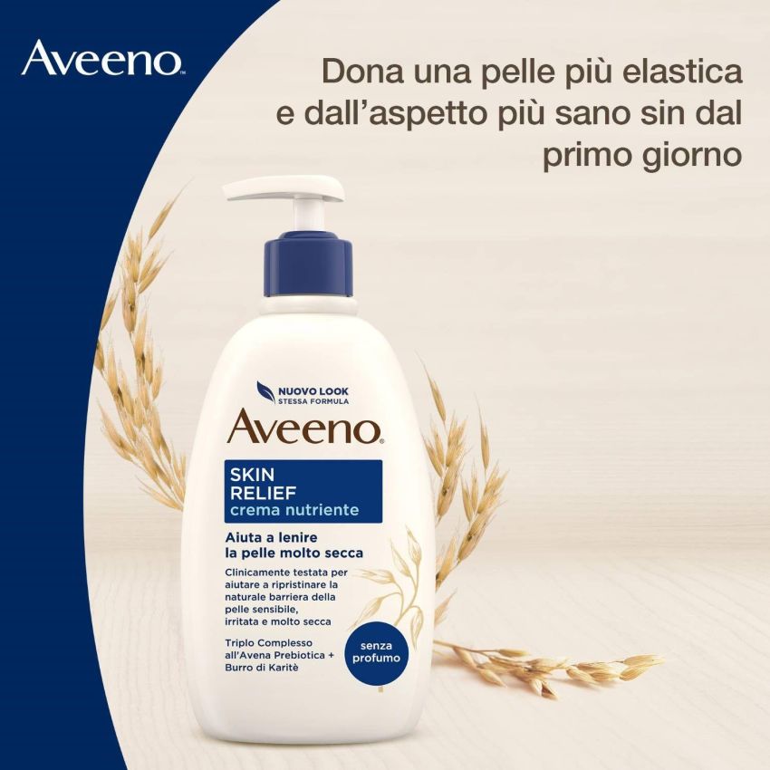 Aveeno Skin Relief 500 ml - Crema Nutriente e Lenitiva