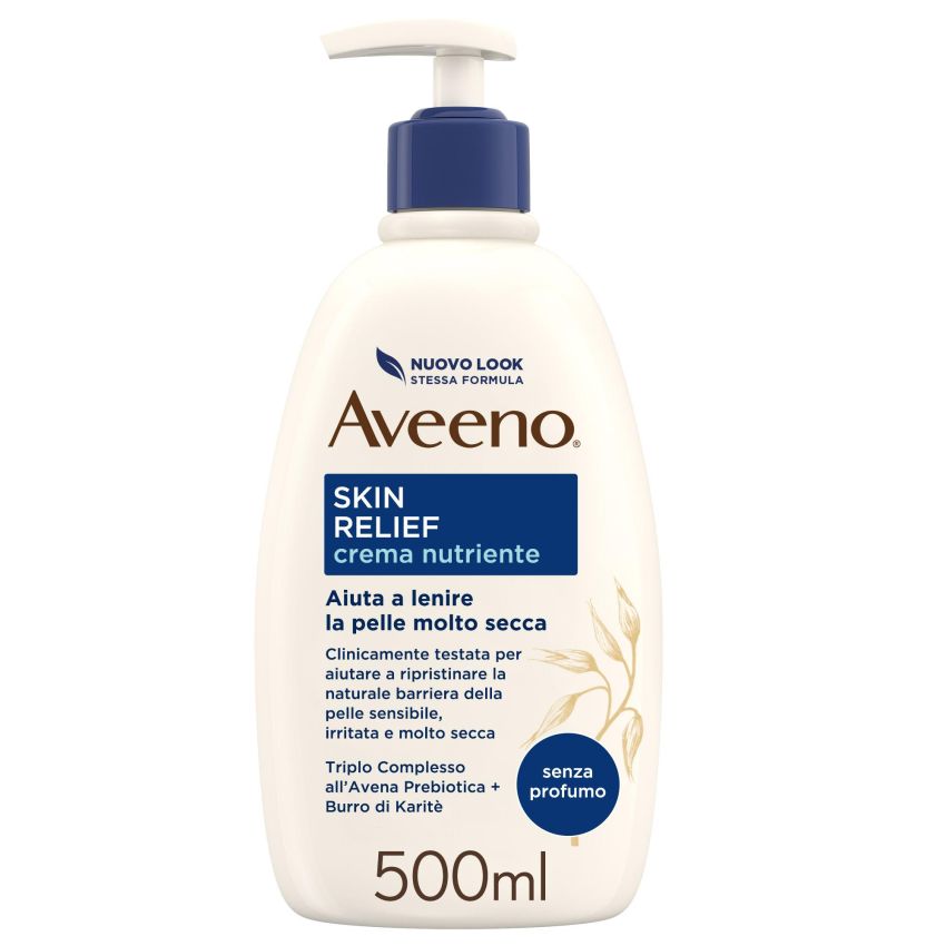 Aveeno Skin Relief 500 ml - Crema Nutriente e Lenitiva