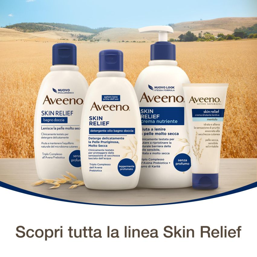 Aveeno Skin Relief 500 ml - Crema Nutriente e Lenitiva