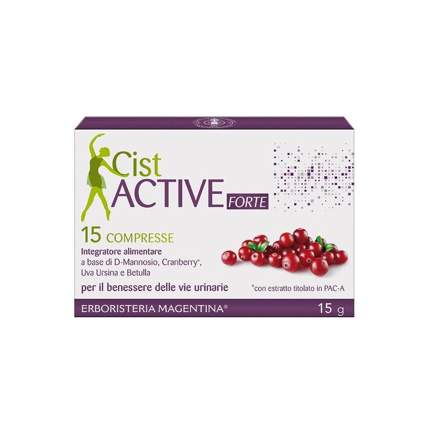 Cist Active Forte - Integratore Urinario con 15 Compresse