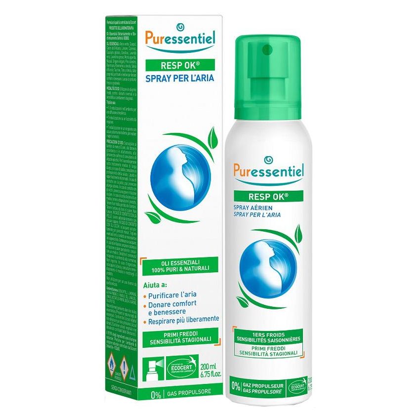 Puressentiel Resp Ok - Spray Aromatizzante per l'Aria, 200ml