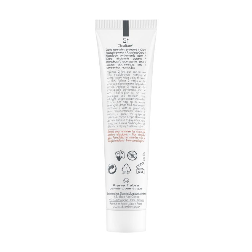 Avene Eau Thermale Cicalfate Crema Protettiva Ristrutturante - 40ml