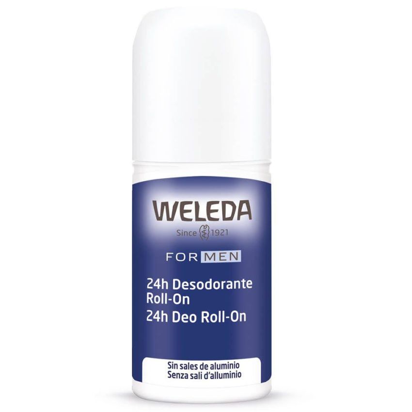 Weleda Men's 24H Roll-On Deodorant, 50ml