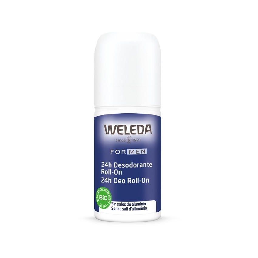 Weleda Men's 24H Roll-On Deodorant, 50ml