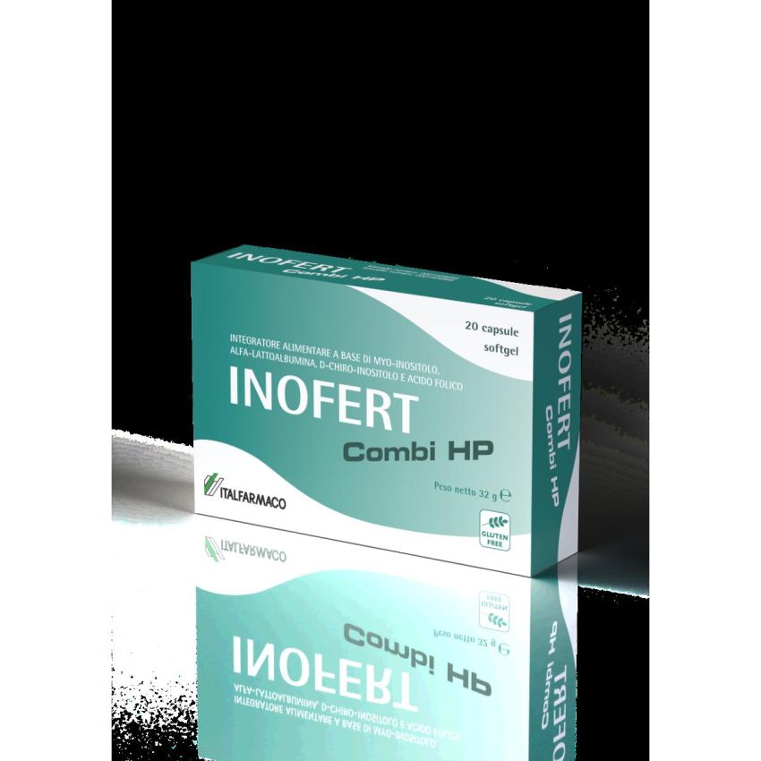 Inofert Combi HP - Integratore Alimentare in Capsule Gel, 20 Pezzi