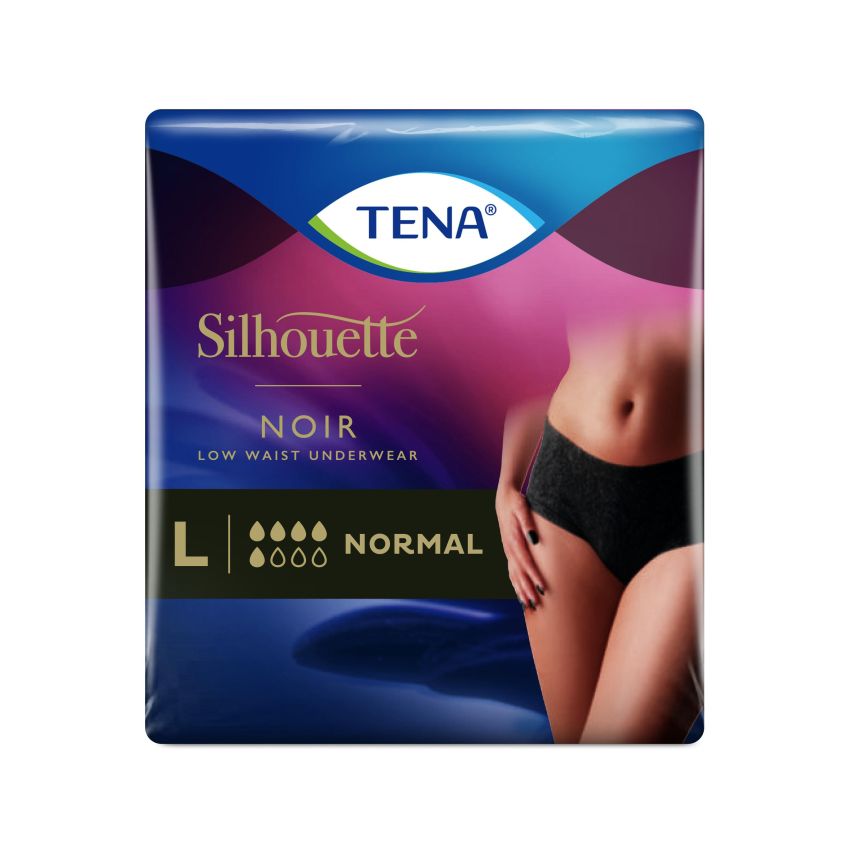Tena Silhouette Noir Biancheria Intima Assorbente Taglia L