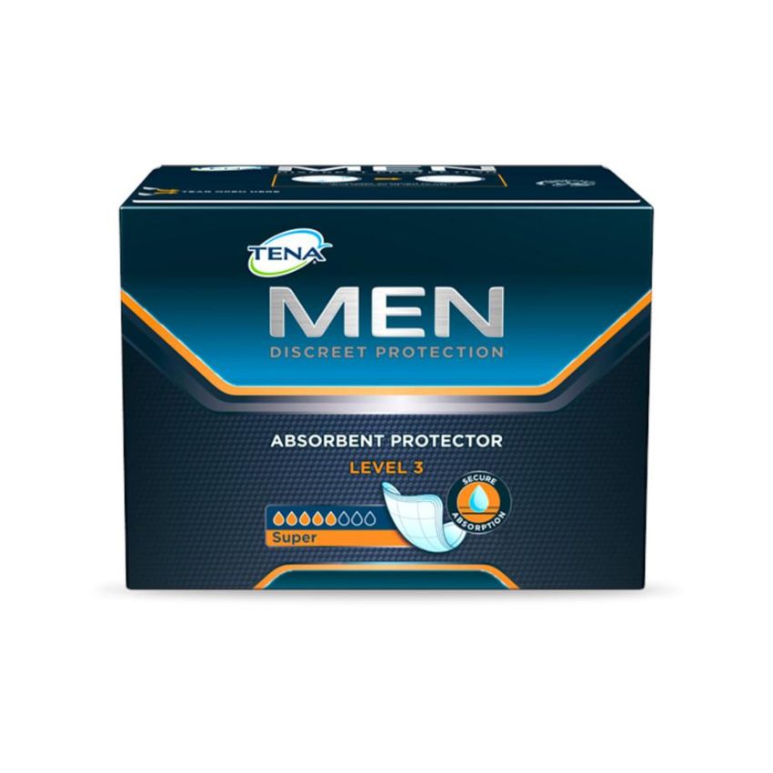 Tena Men Level 3 – Assorbenti per Uomo, Pacco da 8 Pezzi