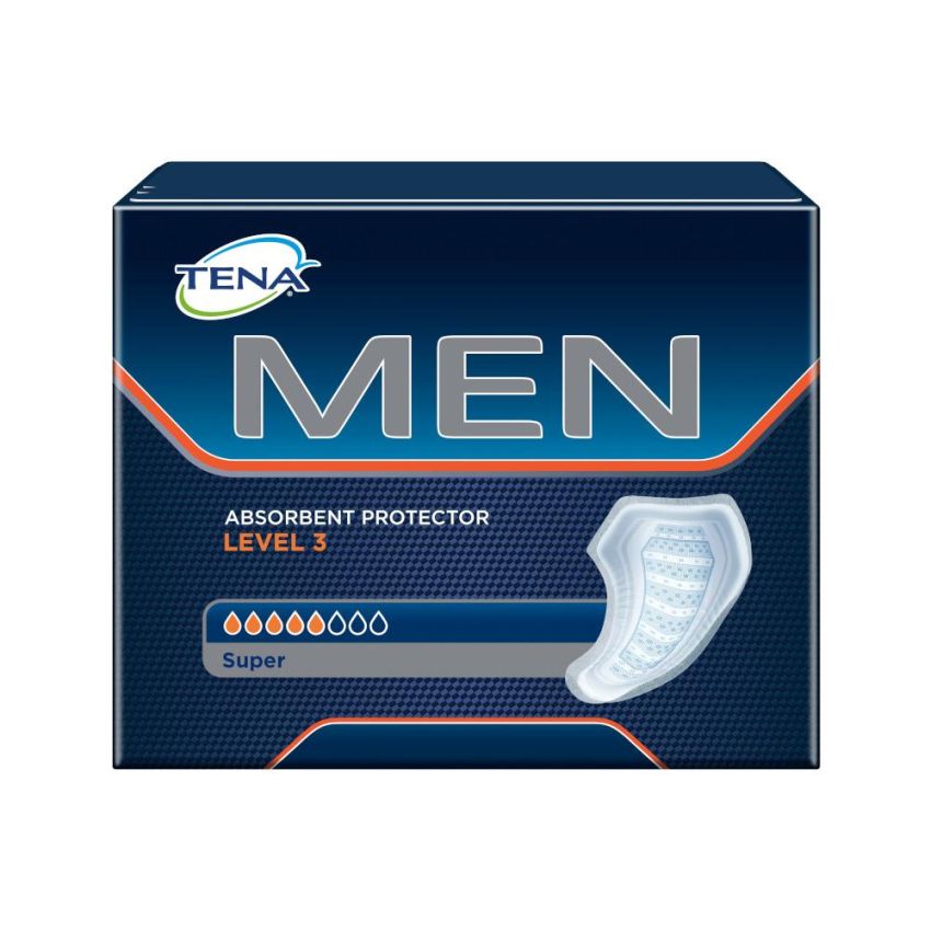 Tena Men Level 3 – Assorbenti per Uomo, Pacco da 8 Pezzi