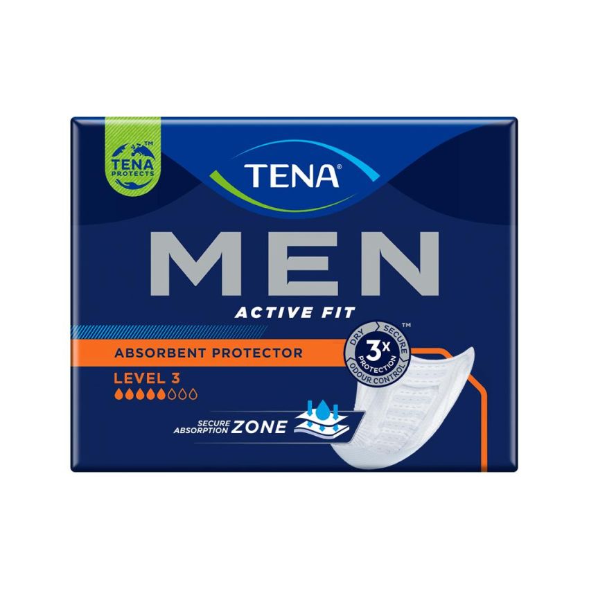 Tena Men Level 3 – Assorbenti per Uomo, Pacco da 8 Pezzi