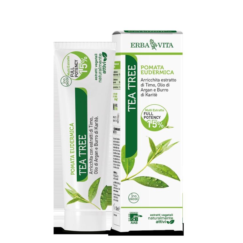 Pomata Eudermica al Tea Tree 50ml di Erba Vita