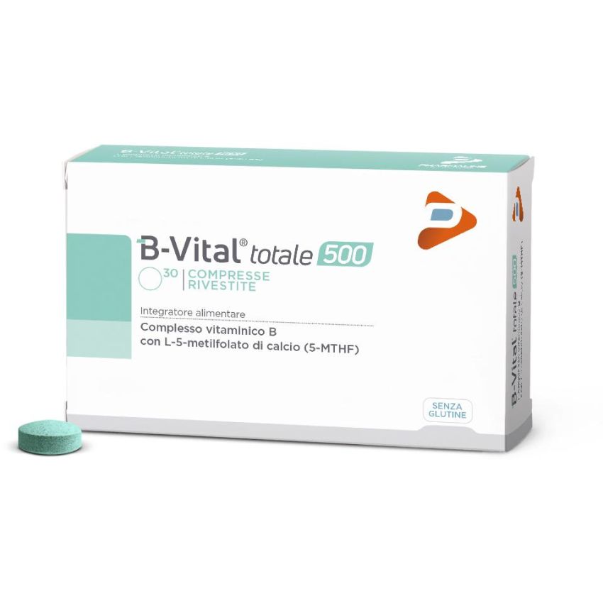Totale B-Vital 500 - Compresse Energetiche Multivitaminiche, 30 pz