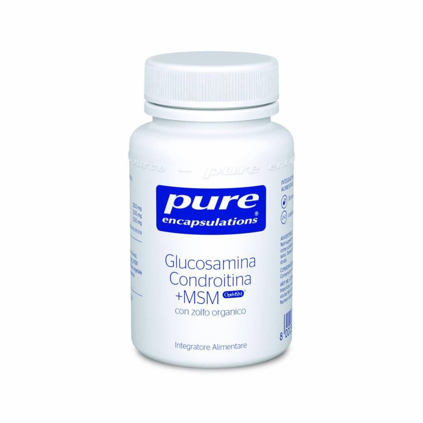 Pure Encapsulations - Integratore di Glucosamina, Condroitina e MSM - 30 Capsule