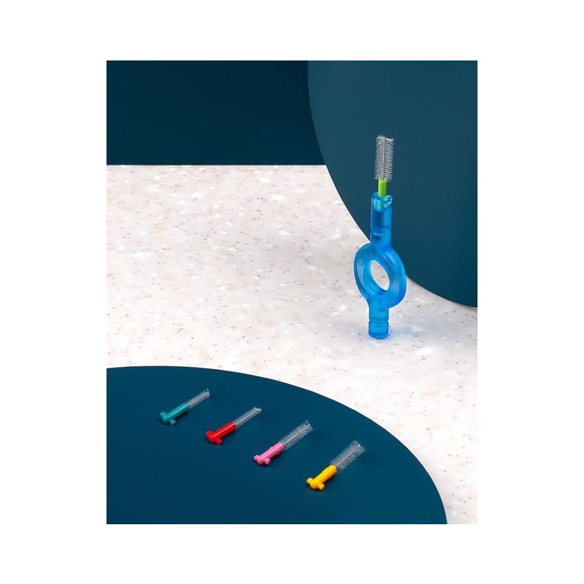 Curaprox CPS Prime Handy Set: 5 Mixed Interdental Brushes + 1 Handle