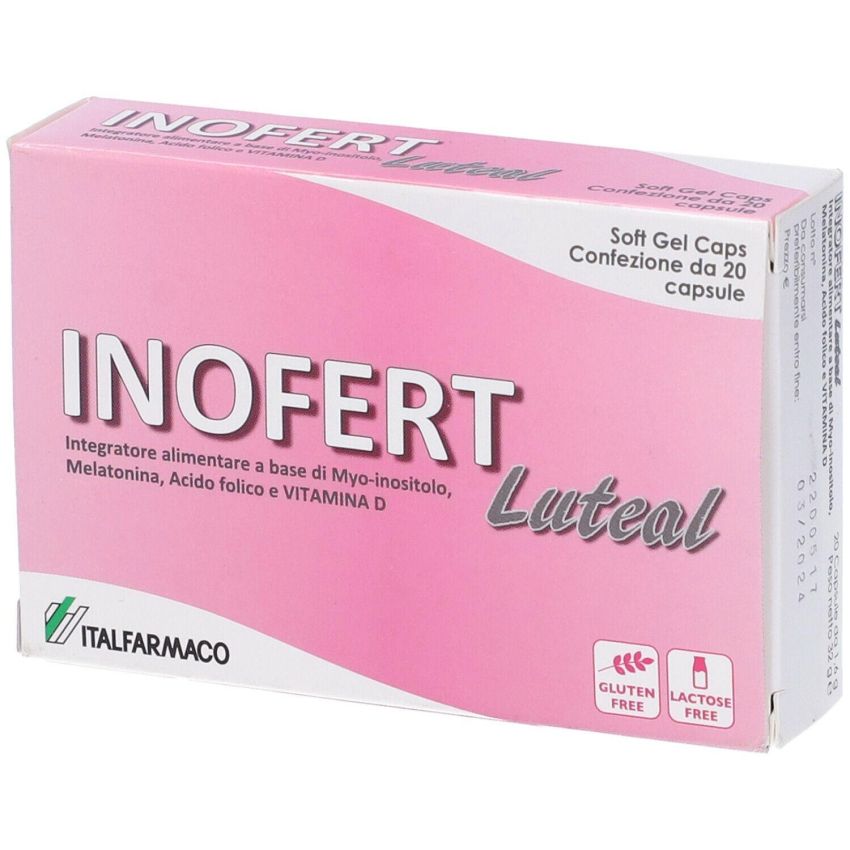 Inofert Luteal 20 Capsule Soft Gel per la Salute Femminile