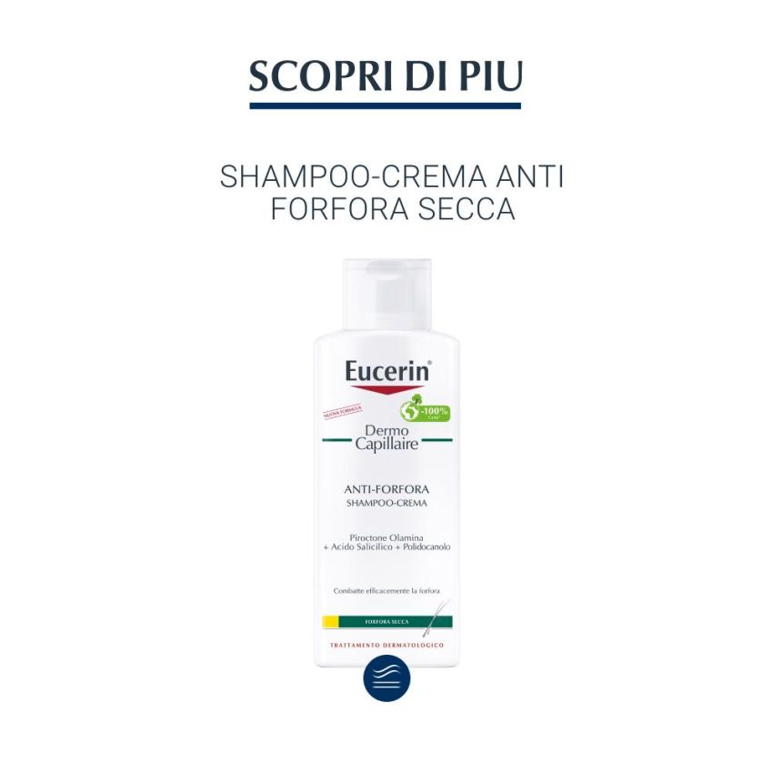 Eucerin Antidandruff Shampoo Gel per Capelli Grassi, 250ml