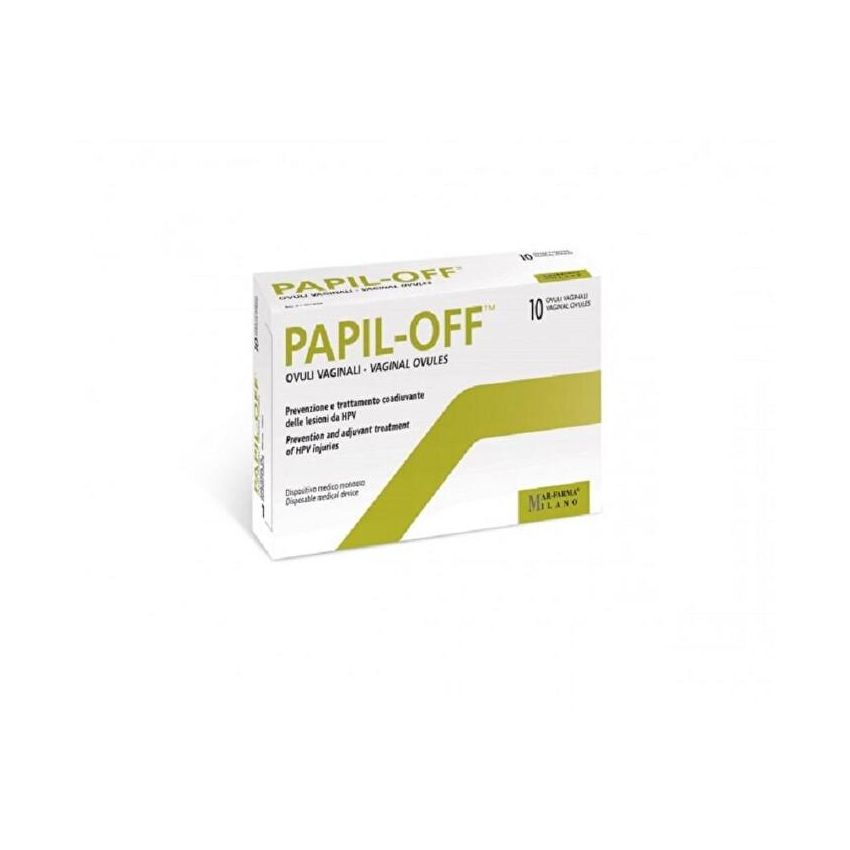 Papil-Off Ovuli Vaginali - Confezione da 10 Pezzi