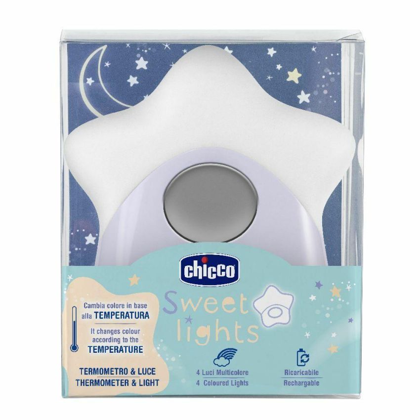 Chicco Termometro Notturno con Luce per Neonati 0m+