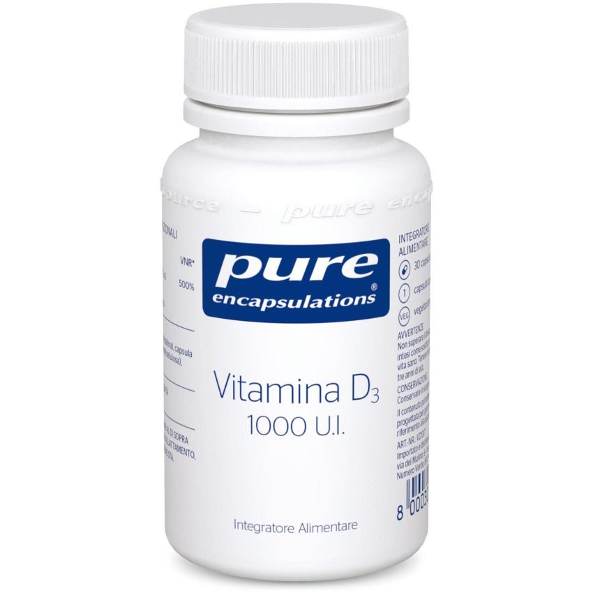 Pure Encapsulations - Vitamina D3 Alta Qualità, 30 Capsule