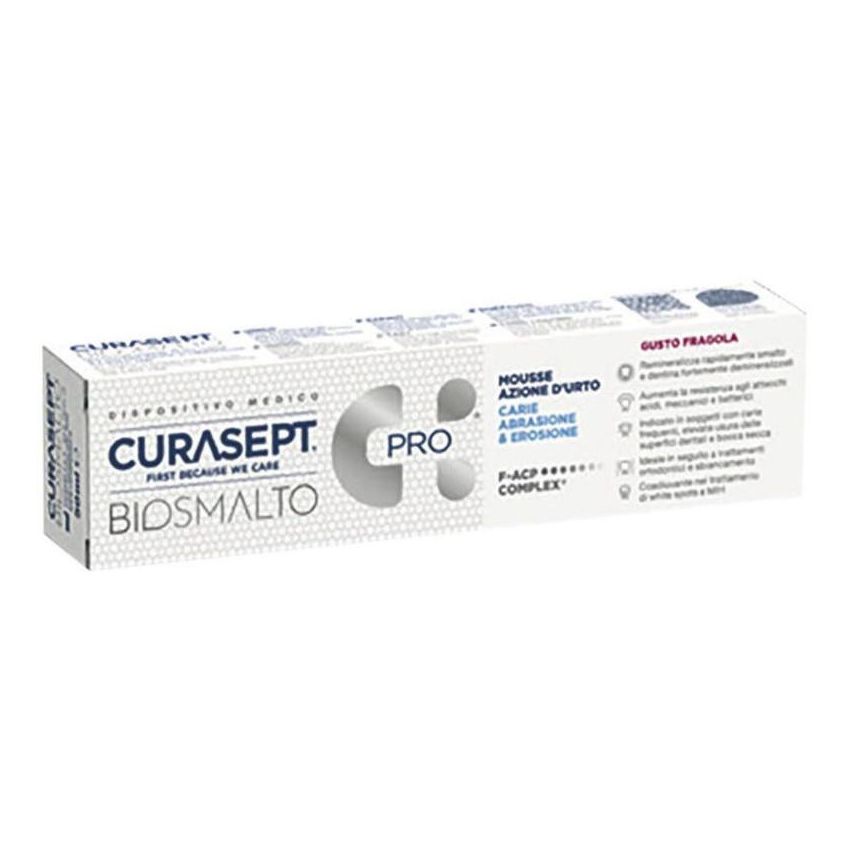 Curasept Fragola Biosmalto Anti-Carie Mousse 50ml