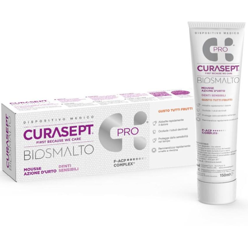 Mousse Curasept Biosmalto per Denti Sensibili - 50ml