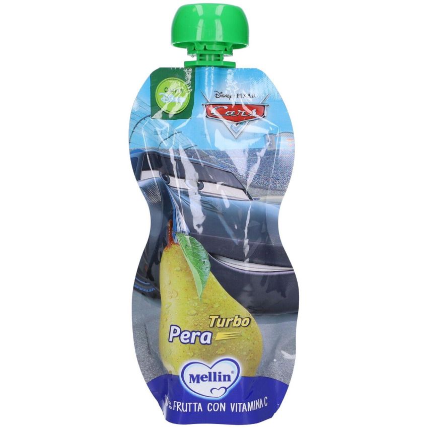 Mellin Disney Pera Pouch Merenda deliziosa da 110g