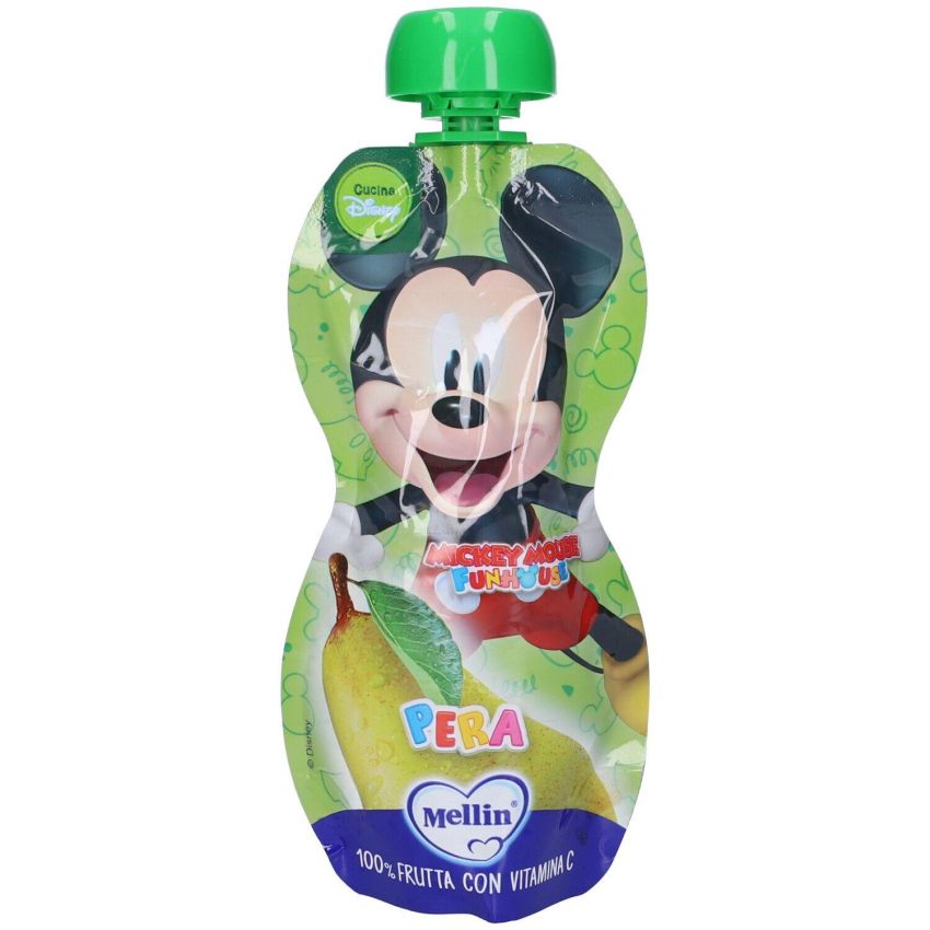 Mellin Disney Merenda Pouch di Pera 110g