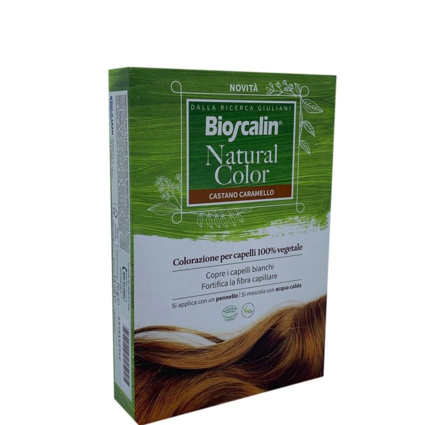 Bioscalin Natural Color Tinta Capelli Castano Caramello 70g