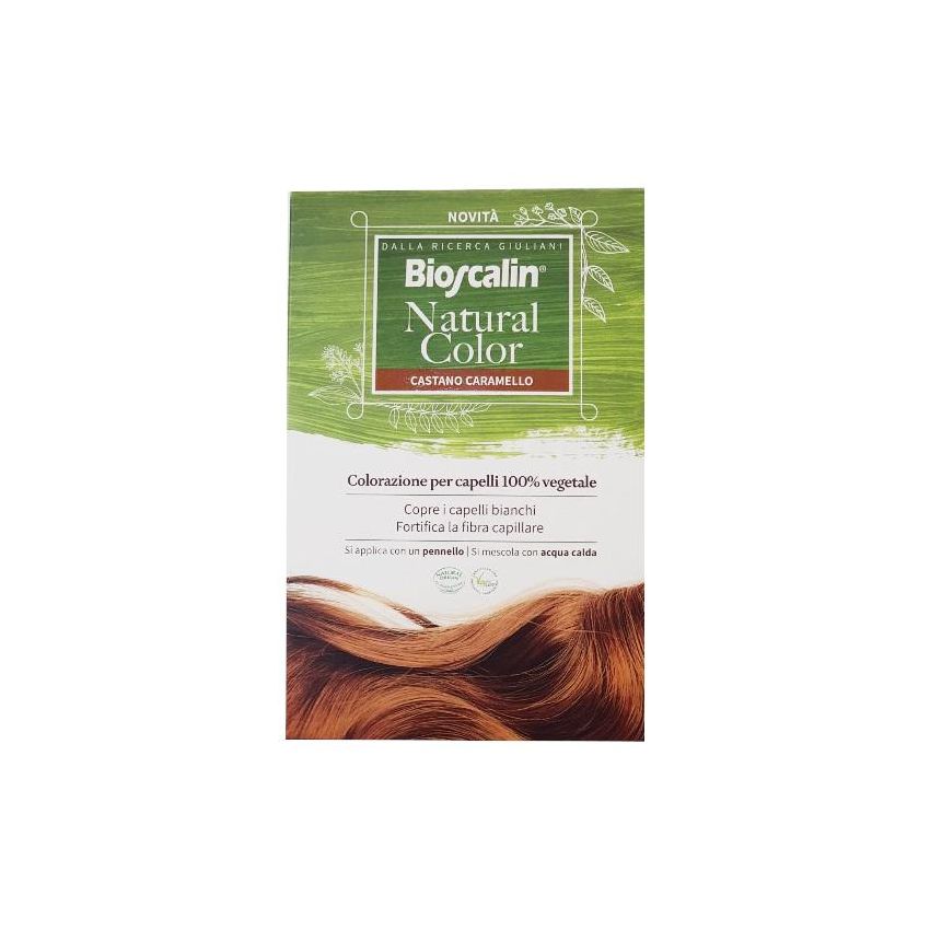 Bioscalin Natural Color Tinta Capelli Castano Caramello 70g