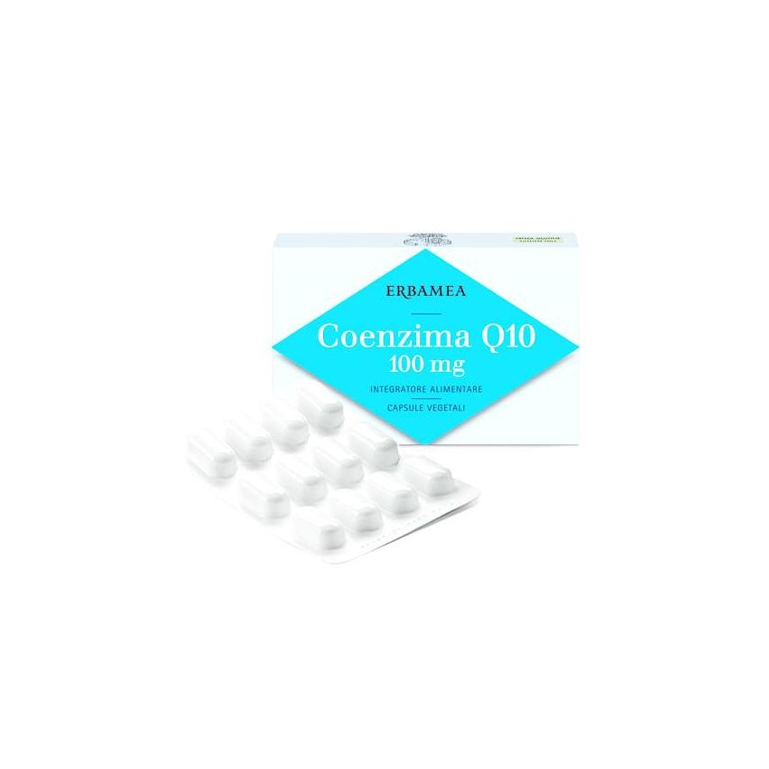 Erbamea Coenzima Q10 Supplemento 100mg - 24 Capsule
