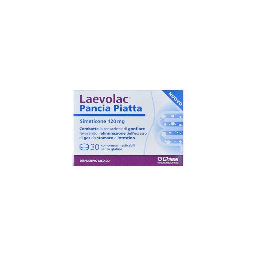 Laevolac Pancia Piatta - 30 Compresse per Supporto Digestivo