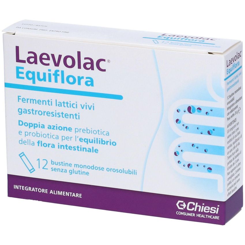 Laevolac Equiflora Salute Intestinale - Confezione da 12 Buste