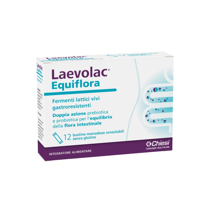 Laevolac Equiflora Salute Intestinale - Confezione da 12 Buste