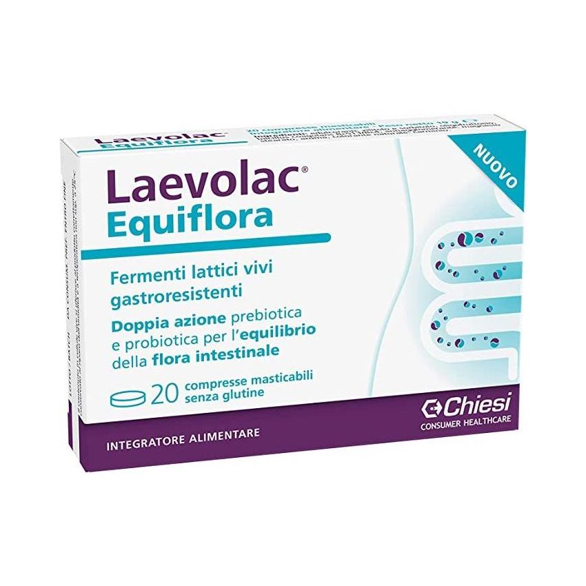 Laevolac Equiflora - 20 Compresse Digestive