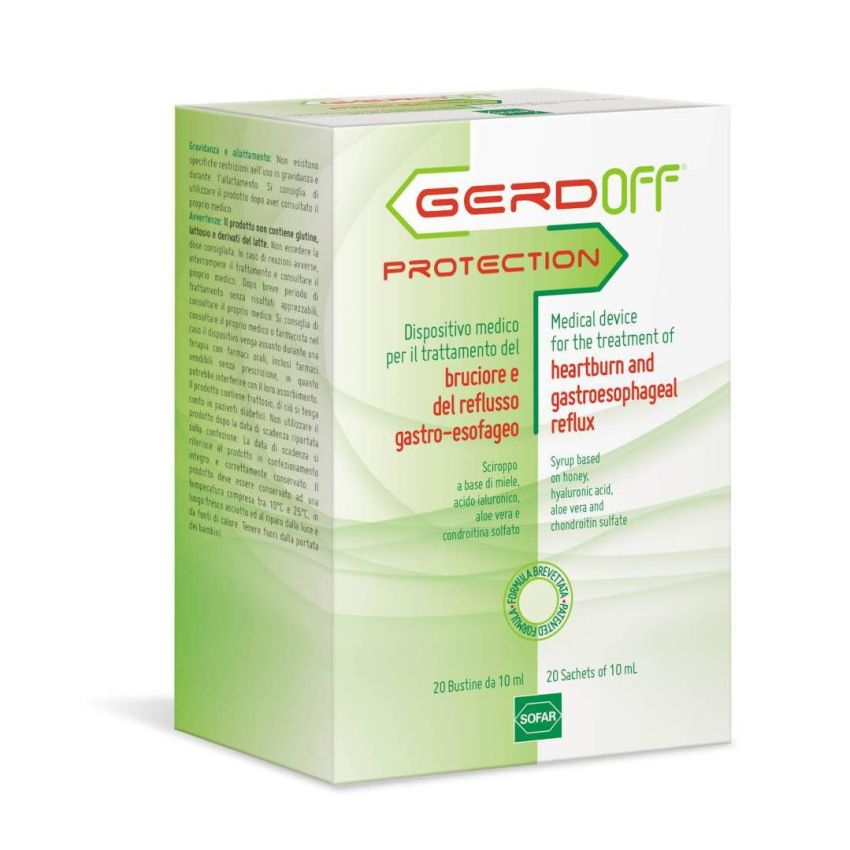 Gerdoff Sciroppo Protettivo - Pacchetto di 20 Bustine da 10ml