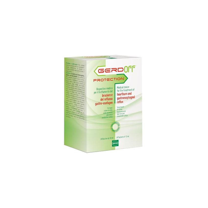 Gerdoff Sciroppo Protettivo - Pacchetto di 20 Bustine da 10ml