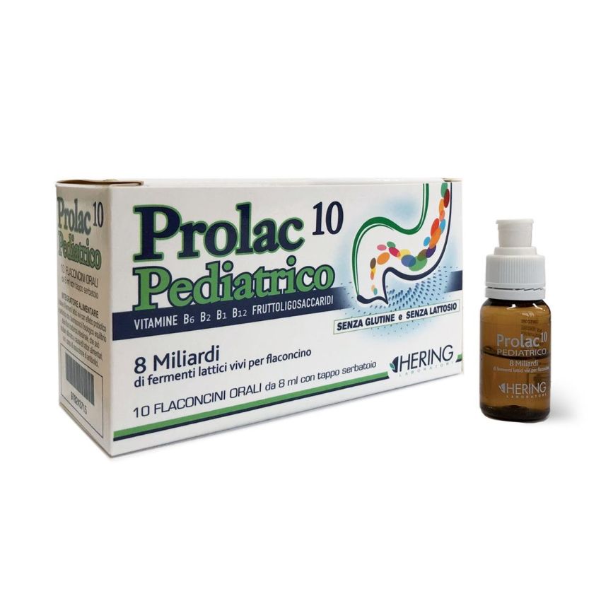 Prolac 10 Pediatrico - Confezione da 10 Flaconcini per Bambini