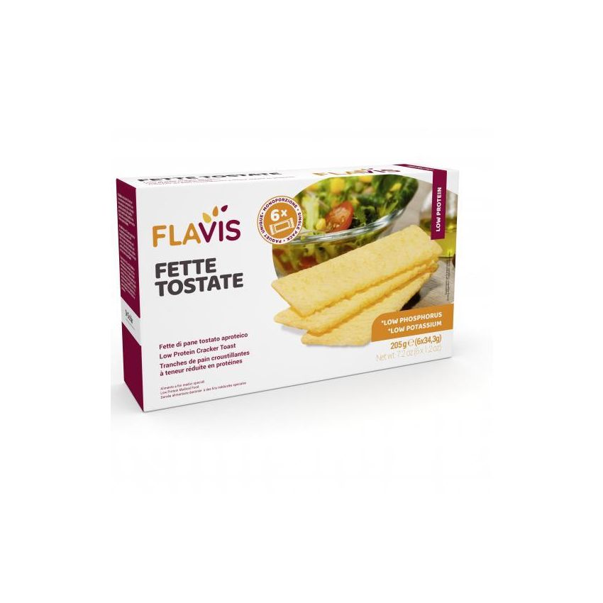 Mevalia Flavis - Fette Tostate Aproteiche 205g