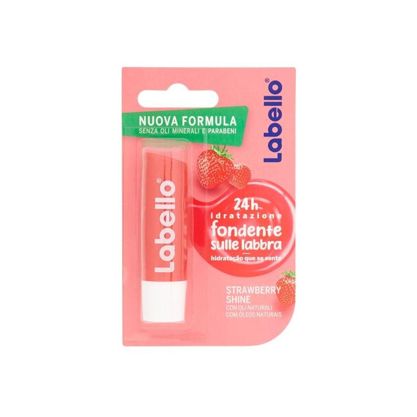 Labello Strawberry Shine Lip Balm - Singolo Pezzo