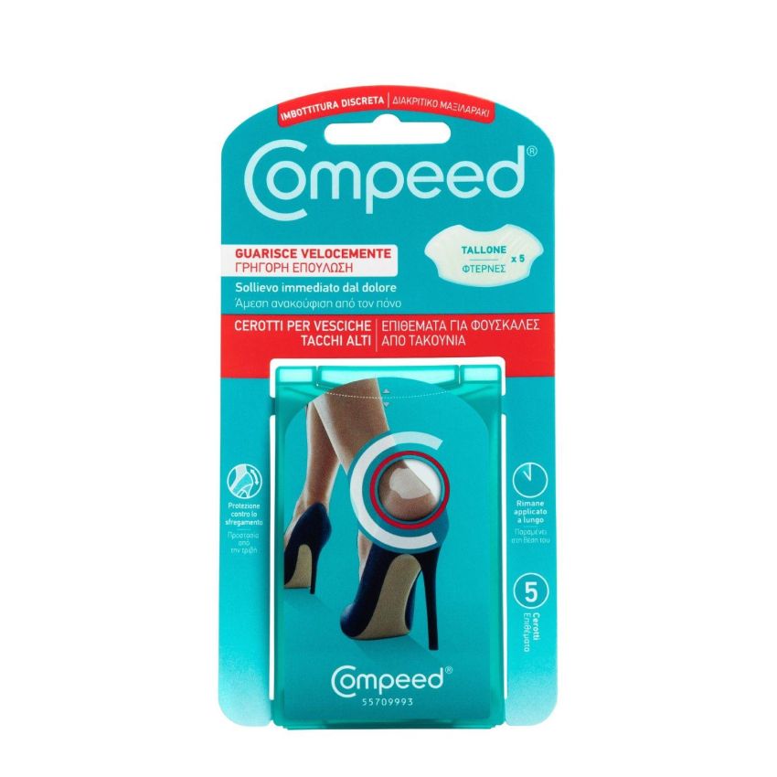 Compeed Cerotti Anti-Vesciche per Tacchi Alti, 5 Pezzi