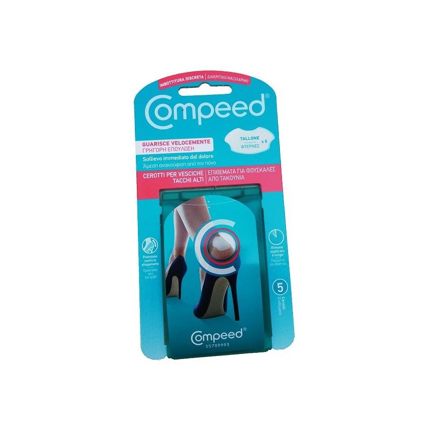 Compeed Cerotti Anti-Vesciche per Tacchi Alti, 5 Pezzi