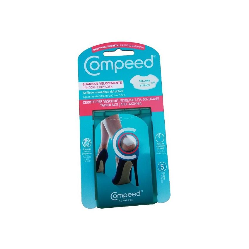 Compeed Cerotti Anti-Vesciche per Tacchi Alti, 5 Pezzi