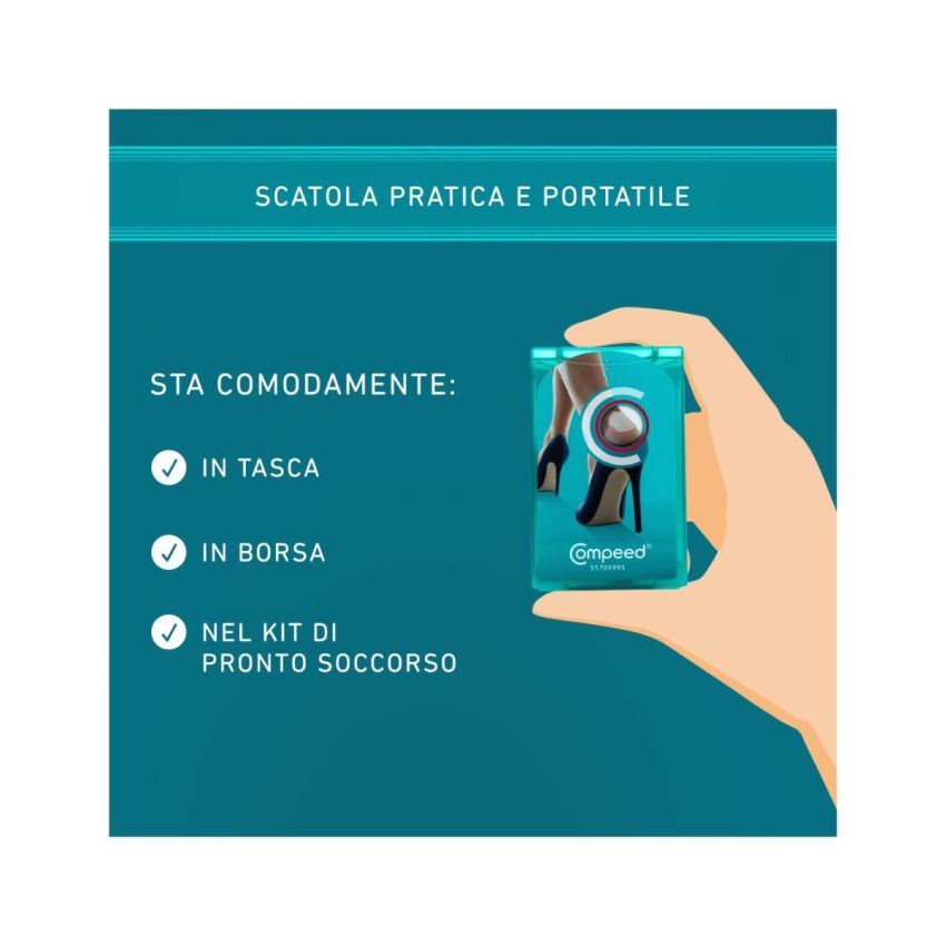Compeed Cerotti Anti-Vesciche per Tacchi Alti, 5 Pezzi