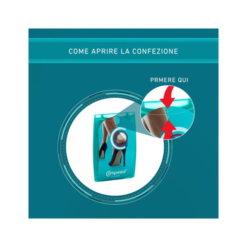 Compeed Cerotti Anti-Vesciche per Tacchi Alti, 5 Pezzi